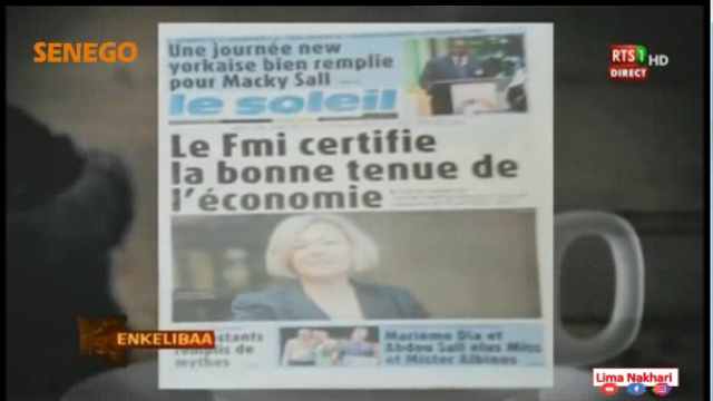 Revue de Presse Français Rts1 du Mardi 24 Septembre 2019 (Video)