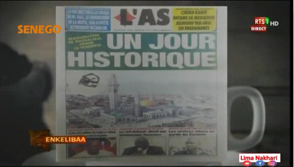 Revue de Presse Français Rts1 du Vendredi 27 Septembre 2019 (Video)