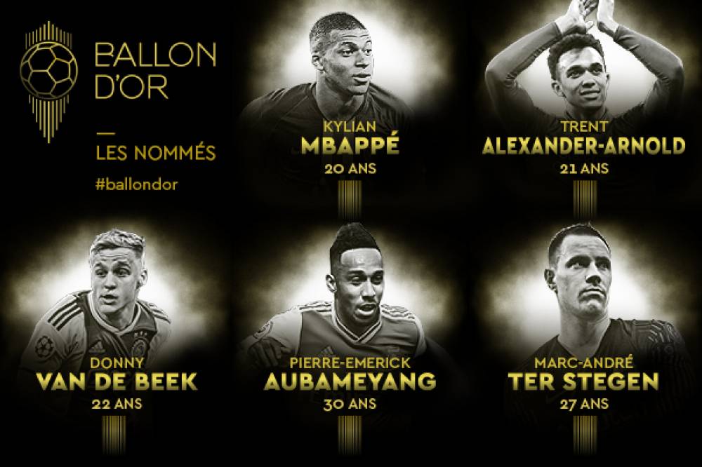 Découvrez la deuxième liste des nommés pour le Ballon d’Or 2019