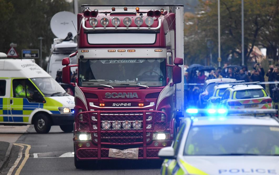 Angleterre : 39 cadavres trouvés dans un camion