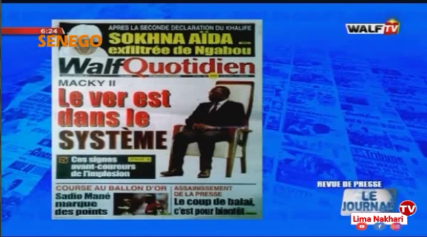 Revue de Presse Français Walf TV du Jeudi 24 Octobre 2019 (Video)