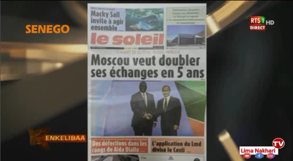 Revue de Presse Français Rts1 du Jeudi 24 Octobre 2019 (Video)