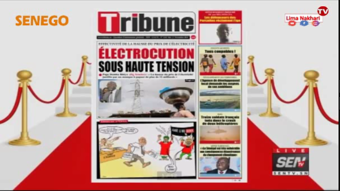 Revue de Presse Français Sen TV du Mercredi 27 Novembre 2019 (Video)