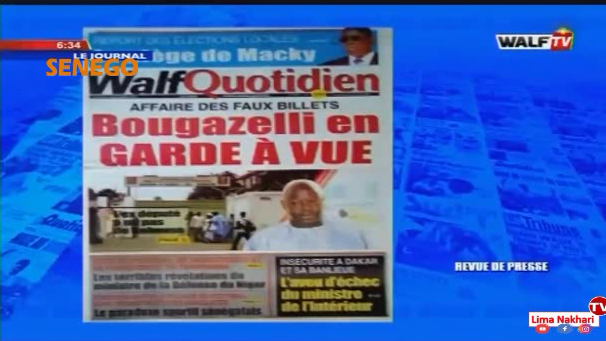 Revue de Presse Français Walf TV du Jeudi 21 Novembre 2019 (Video)