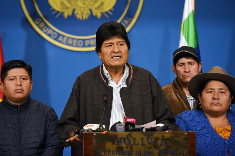 Dernière minute : Le président de la Bolivie, Evo Morales, démissionne