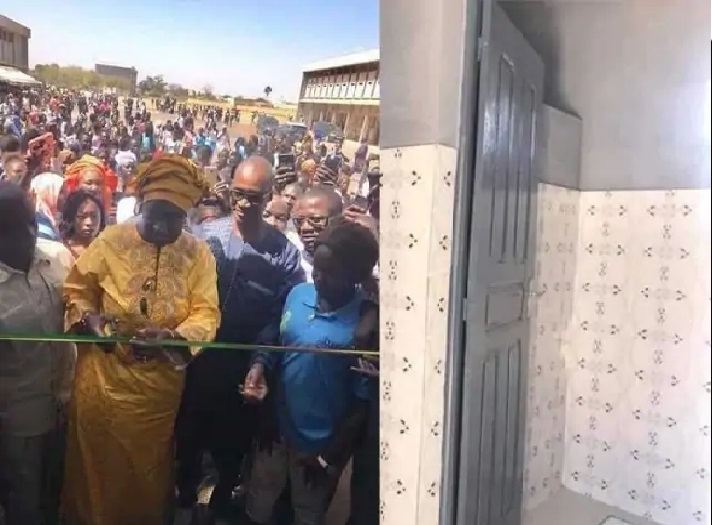 Kaolack : Mimi Touré inaugure des toilettes et la toile l’y envoie