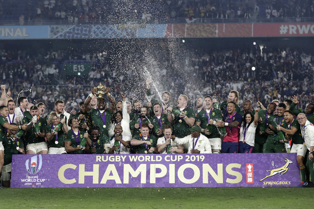Rugby : L’Afrique du sud décroche son troisième titre mondial