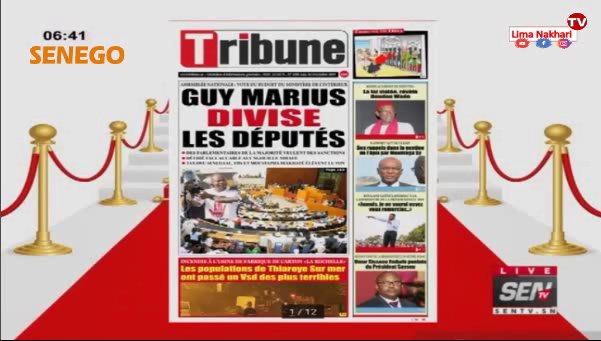 Revue de Presse Français Sen TV du Lundi 02 Décembre 2019 (Video)