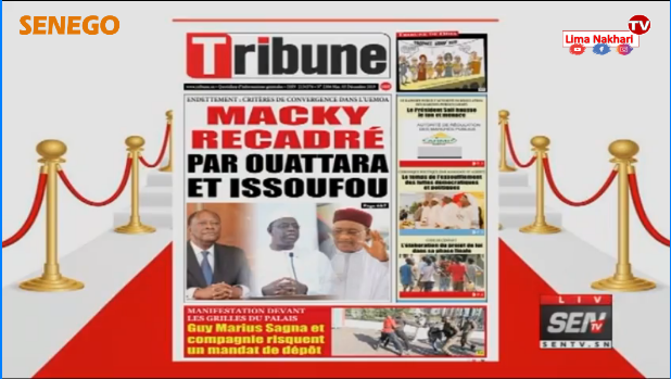 Revue de Presse Français Sen TV du Mardi 03 Décembre 2019 (Video)