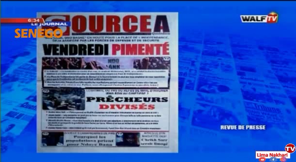 Revue de Presse Français Walf TV du Mercredi 18 Décembre 2019 (Video)