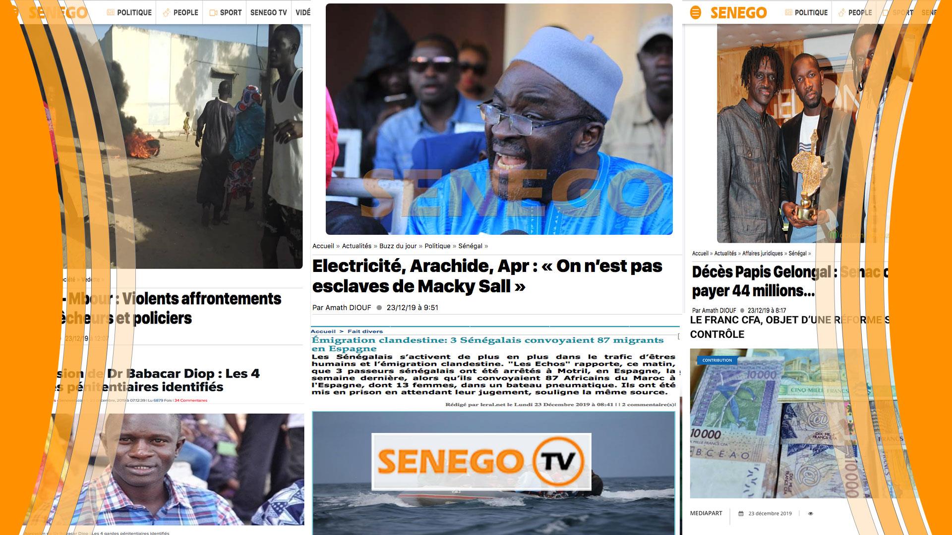 Feuss Net :  Cissé Lô, Papis Gelongal, Trafic d’êtres humains…au menu