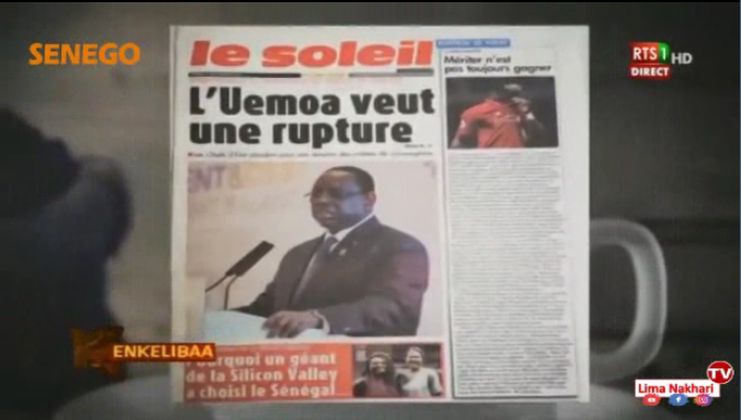 Revue de Presse Français Rts1 du Mardi 03 Décembre 2019 (Video)