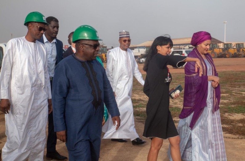 Maison Nations-Unies à Diamniadio : La vice-SG de l’Onu visite le chantier