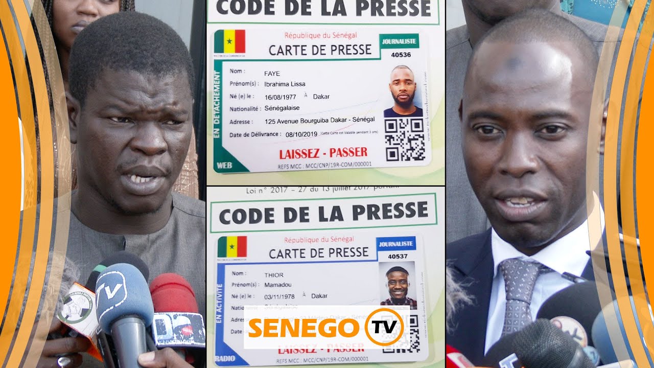 Carte nationale de la Presse: Les précisions de Daouda Mine et Bamba Kassé (Senego Tv)