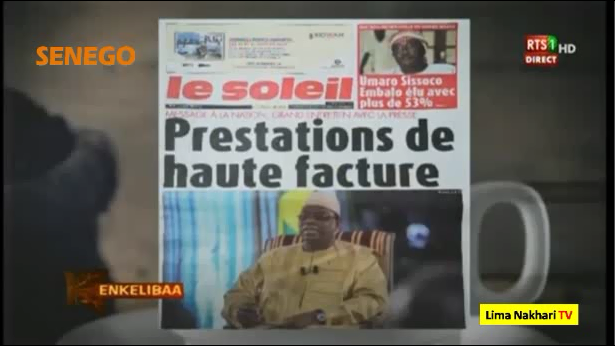 Revue de Presse Français Rts1 du Jeudi 02 Janvier 2020 (Video)