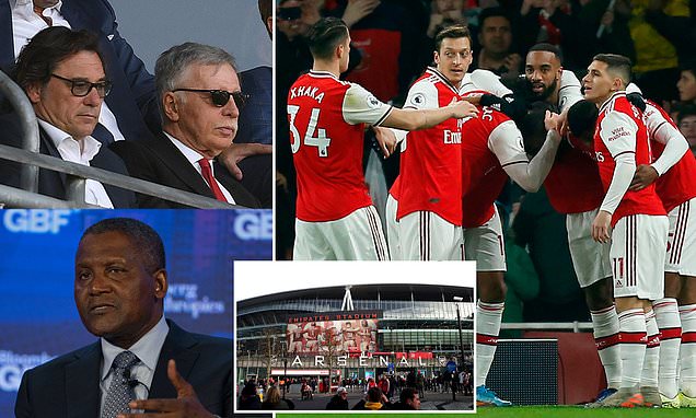 Dangote, l’homme le plus riche d’Afrique voudrait racheter Arsenal en 2021…