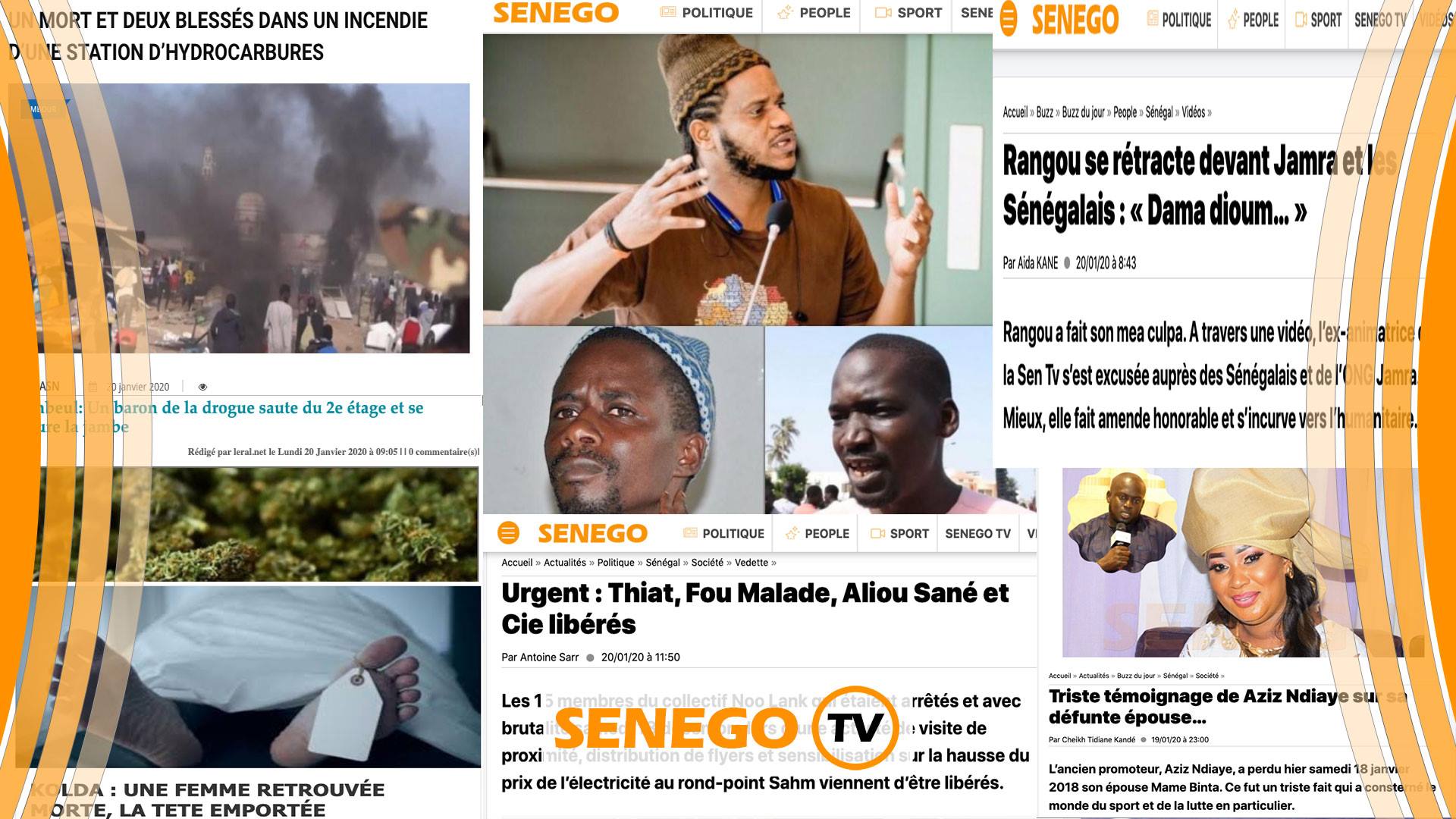 Feuss Net : Les 15 de Ñoo Lank libérés, une femme décapitée, Rangou reconvertie…