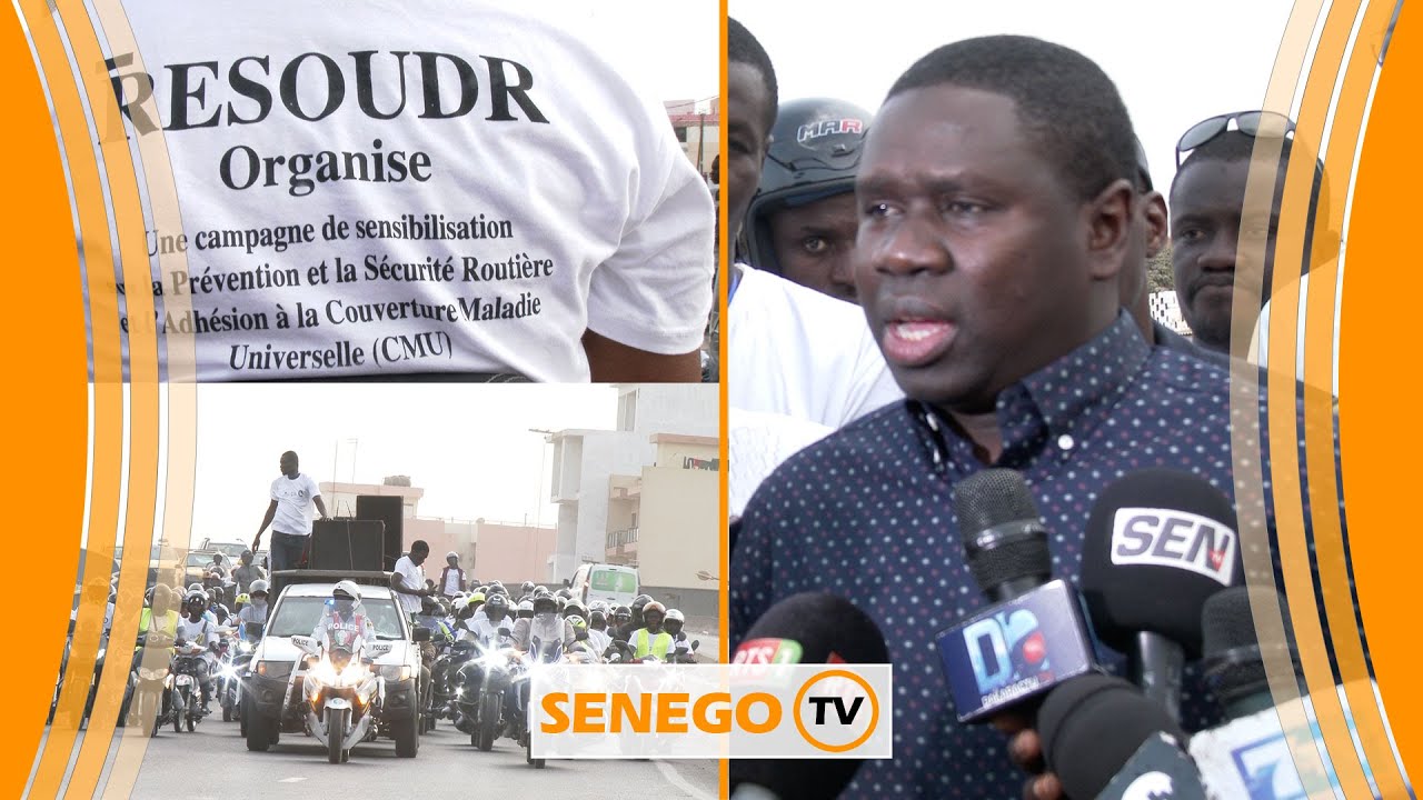 Sécurité routière : Le ministre du transport en parade avec usagers des deux roues