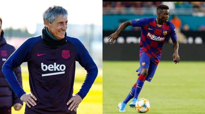 FC Barcelone: Le nouveau coach écarte encore Moussa Wagué