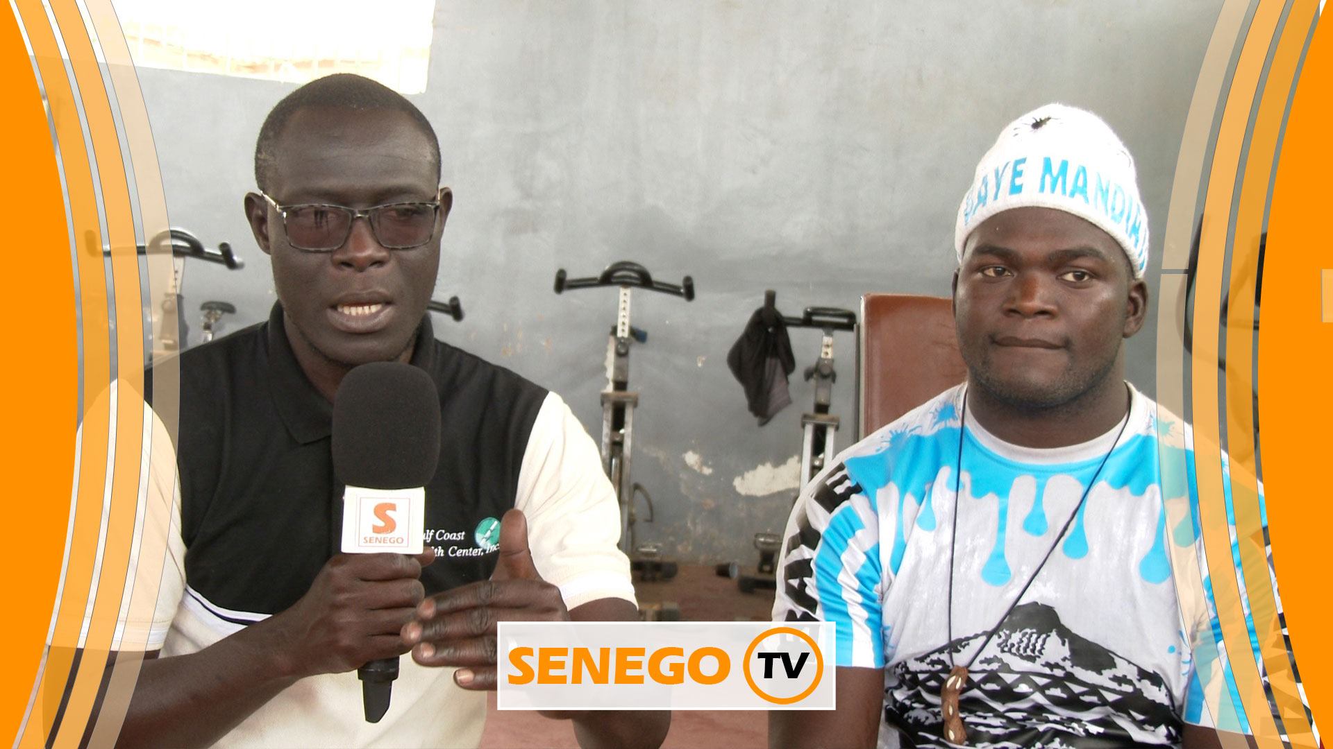 Le lutteur Baye Mandiaye 2 : « Sénégal mafi dakhlé diabar » (Senego TV)