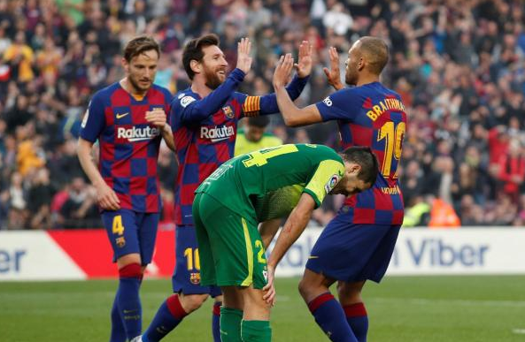 Martin Braithwaite : « Je ne vais pas laver mon maillot après l’accolade de Messi…»