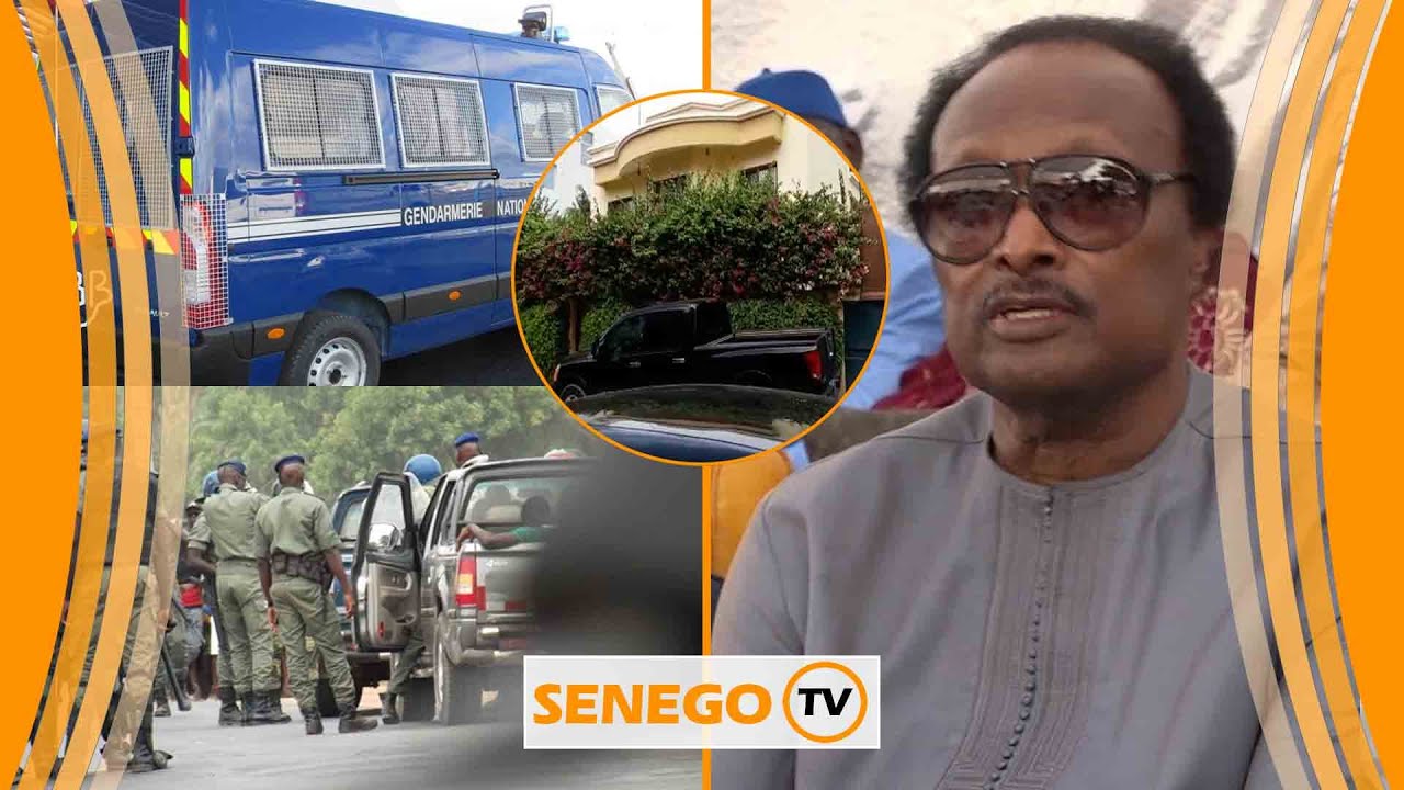 Des gendarmes armés débarquent chez un fils de Baba Diao Itoc (Senego TV)