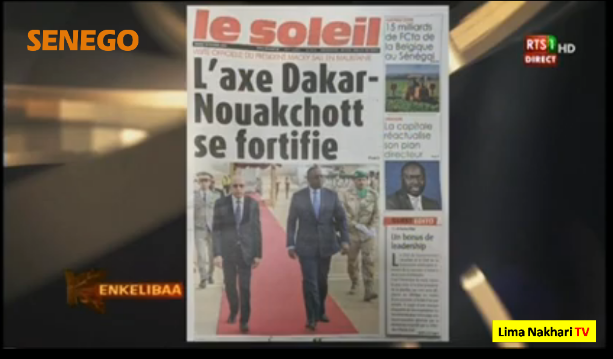 Revue de Presse Français Rts1 du Mardi 18 Février 2020 (Video)