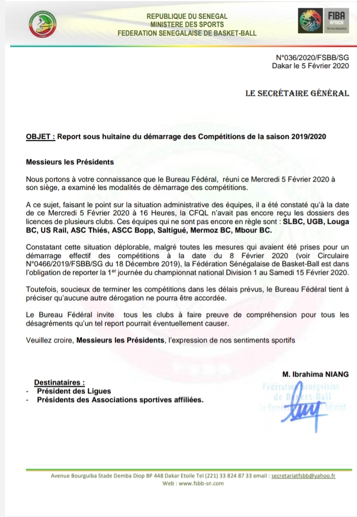 report championnat basket national 1