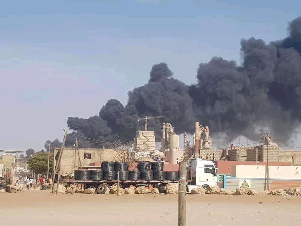 Sococim : Un incendie déclaré près de l&rsquo;usine…(photos)