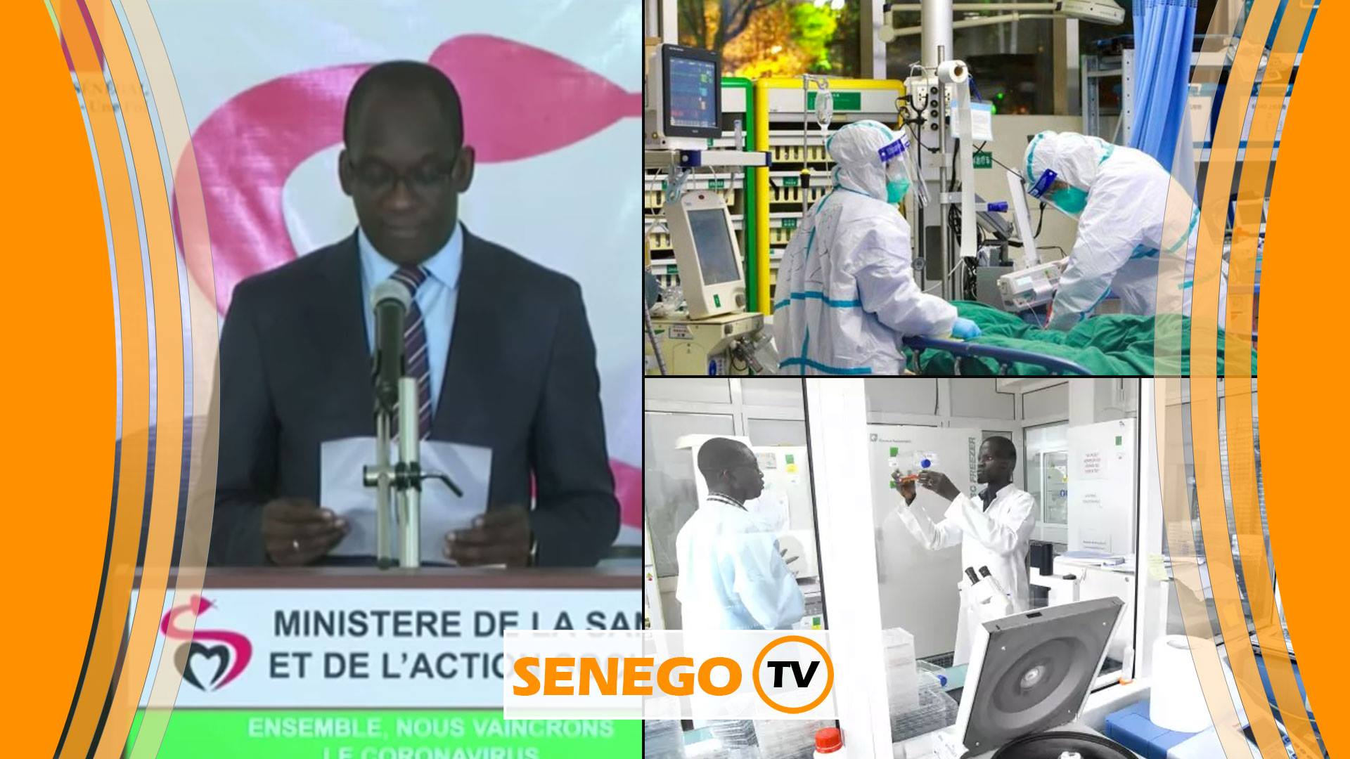 Covid-19 : Le Sénégal enregistre 12 nouveaux cas positifs et 3 guéris (Senego Tv)