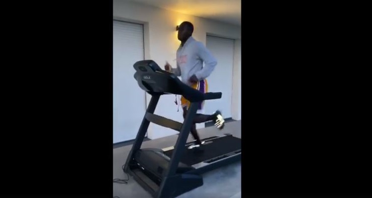 Nice : Confiné chez lui, Malang Sarr maintient sa forme (vidéo)