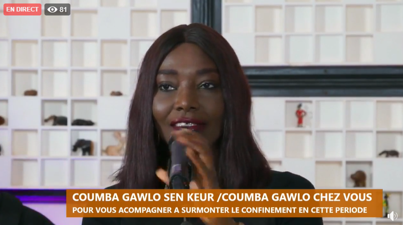 Coronavirus : Suivez en direct la soirée de Coumba Gawlo Seck (Vidéo)