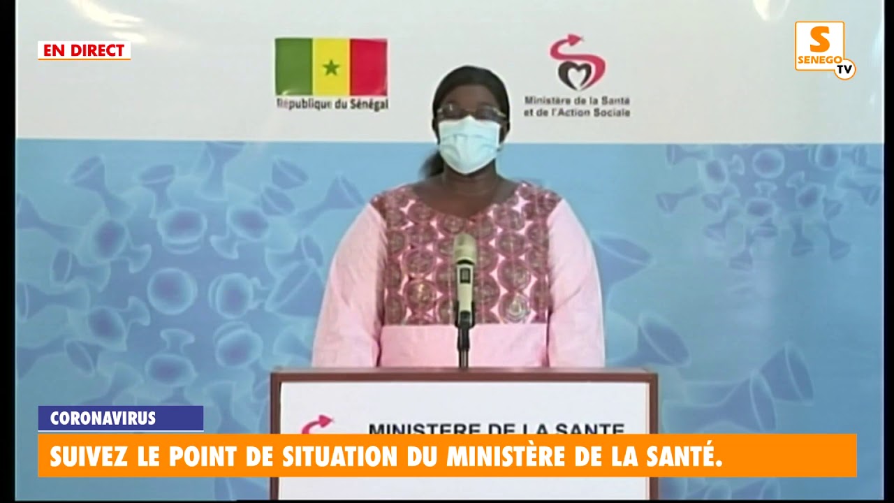 Covid-19: Le Sénégal totalise 412 cas déclarés positifs, ce mardi (Senego Tv)