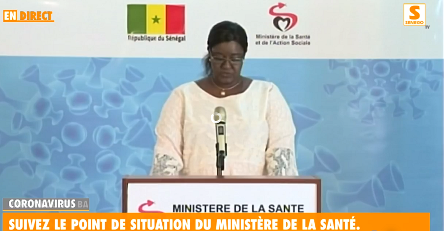 Covid-19: Le Sénégal totalise 367 cas déclarés positifs, ce dimanche (Senego Tv)