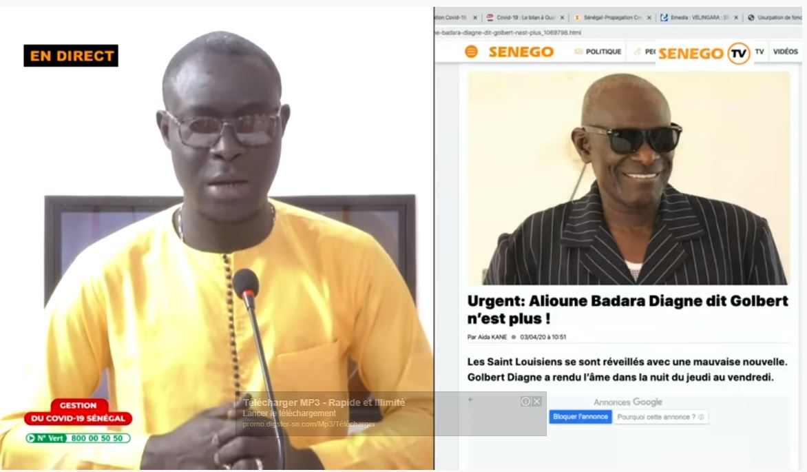 Feuss Net : Golbert s’en va, le vaccin contre Covid-19 arrive, Dakar nouvel épicentre