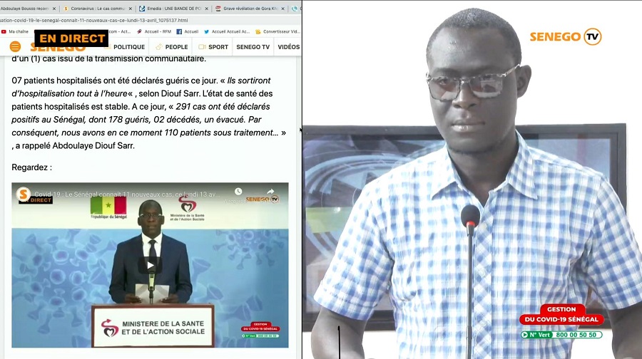 Direct – Fess net: Covid-19 et transgression des mesures barrières enfilés sur la toile…