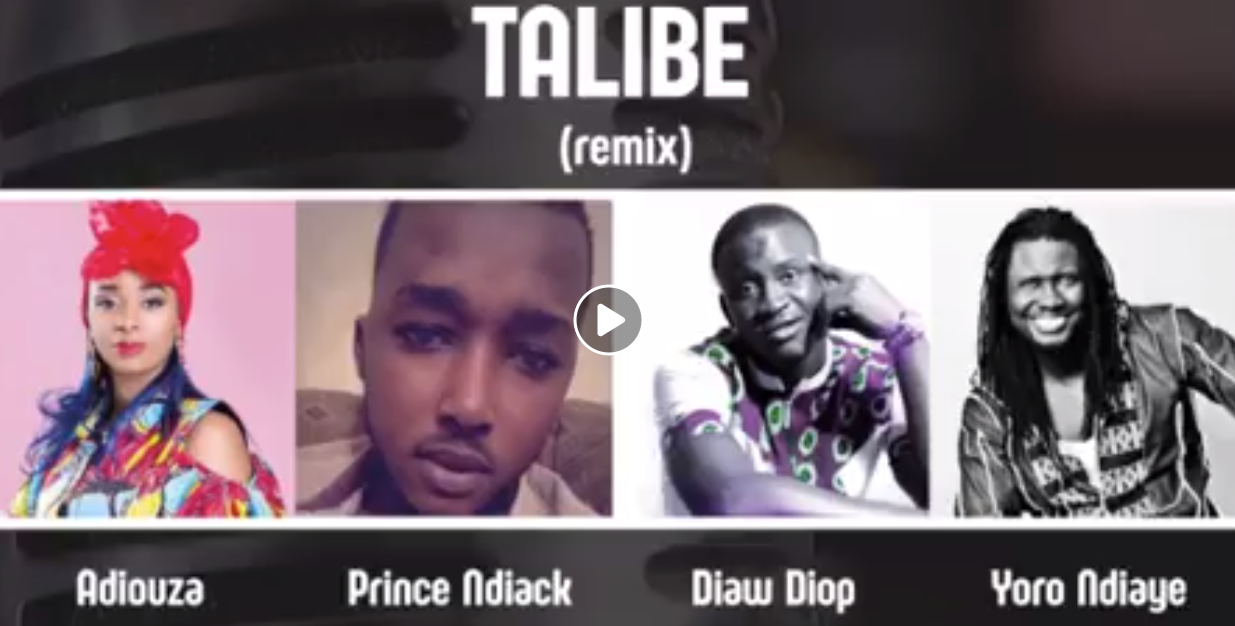 Adiouza remixe le morceau « Talibé » avec 3 célèbres artistes sénégalais. Regardez !