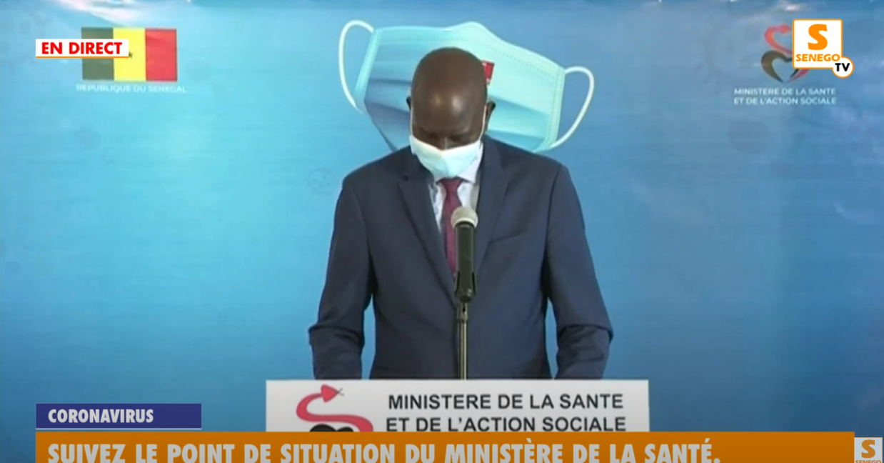 Covid-19 : Le Sénégal enregistre 11 nouveaux cas communautaires, ce samedi 16 Mai (Senego TV)