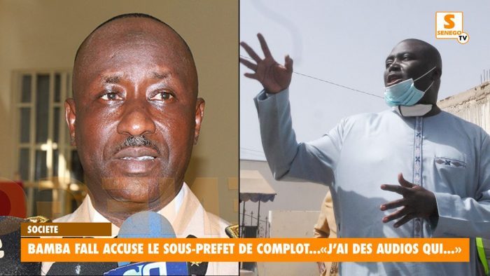 Bamba Fall et le sous-préfet de Dakar plateau (Djiby Diallo) loin de fumer le calumet de la paix (Senego TV)