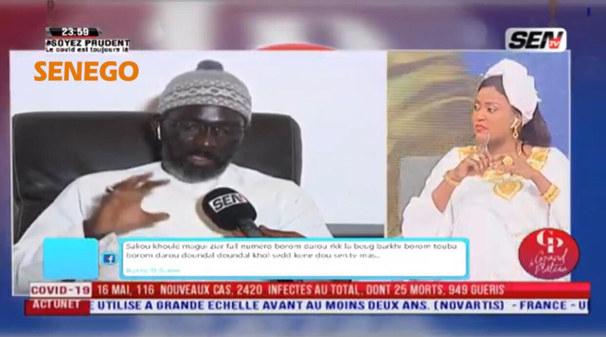 Covid-19 – Borom Darou se prononce : « Bou kén ragal dém hôpital…(Vidéo)