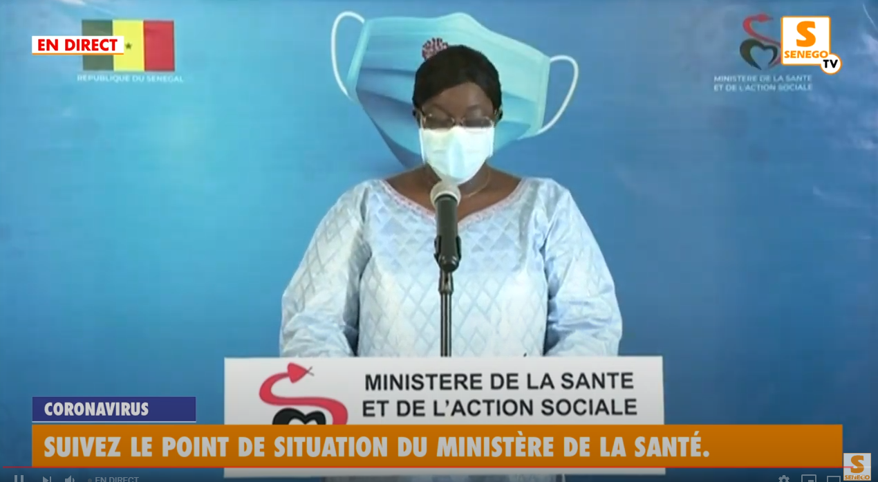 Covid-19 – Point-situation : 64 cas positifs, dont 5 cas communautaires, 11 cas graves au Sénégal…