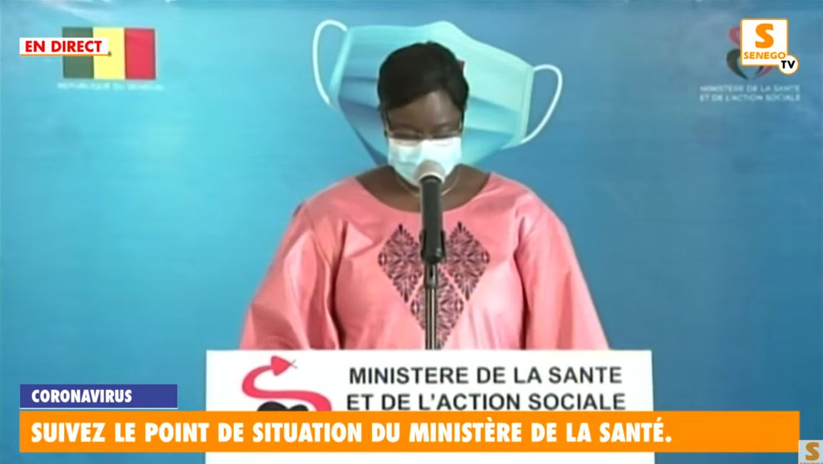 Covid-19 : Le Sénégal enregistre 02 nouveaux cas communautaires, ce vendredi 15 Mai (Senego TV)