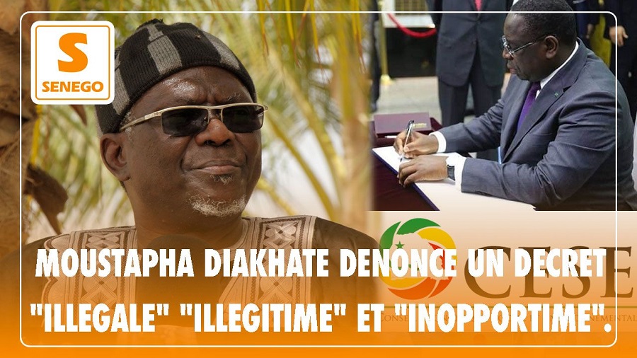Honorariat Cese : « Le plus grave dans cette histoire… », d’après Moustapha Diakhaté… (Senego-TV)