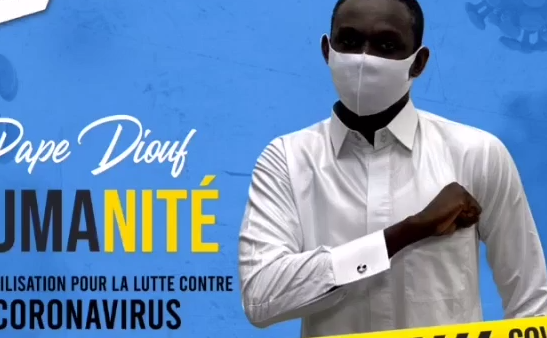 Sensibilisation Covid-19 : L’hommage de Pape Diouf au corps médical …(vidéo)