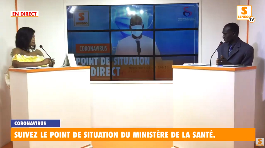 Revivez sur Senego TV : Le point de situation du Covid-19 du ministère de la Santé de ce Lundi 18 mai