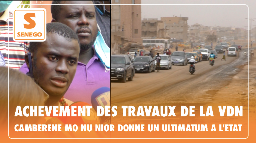 Travaux de la VDN : Le Collectif « Camberène Mo Nou Nior » fixe un ultimatum à l’Etat pour la fin des travaux