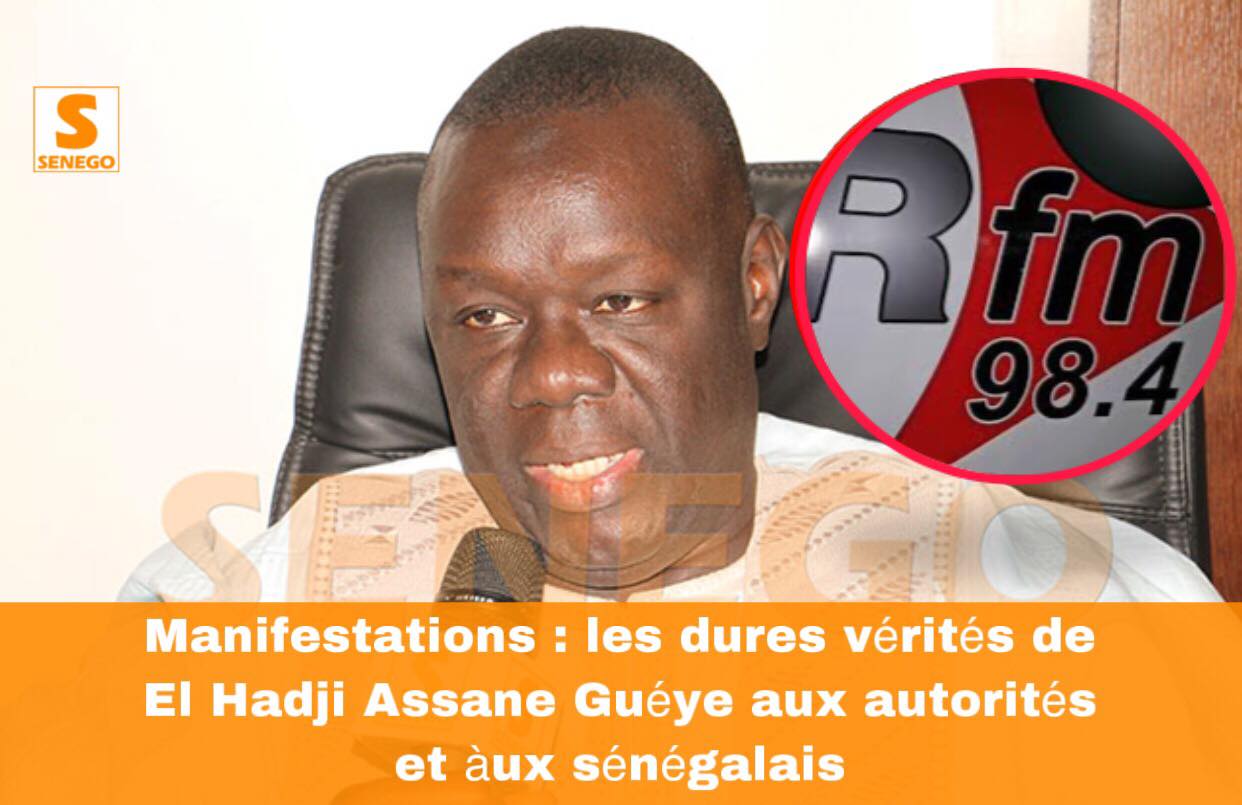 Covid-19/Sénégal :  Les vérités de El Hadji Assane Gueye aux manifestants et aux autorités