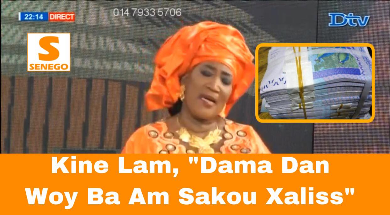 Kine Lam. “Dama Dan Woy Ba am Sakou Xaliss Diokhko Sama Yaye (Vidéo)