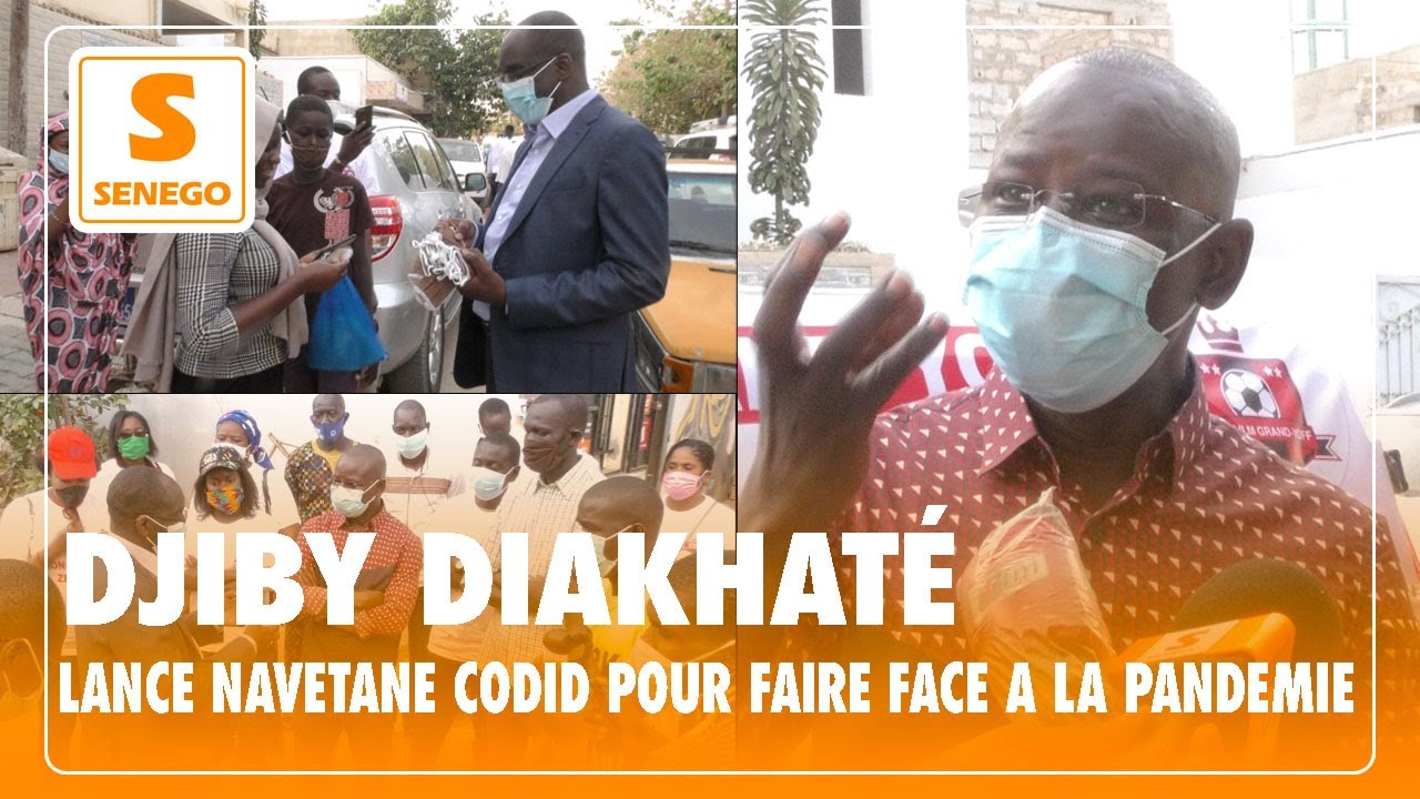 Riposte contre le coronavirus : Djiby Diakhaté initie les « Navetane Covid » à Grand-Yoff (Senego TV)