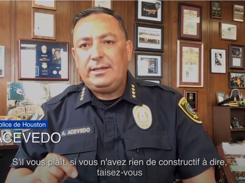 Mort de George Floyd : Le chef de la Police de Houston demande à Trump de la boucler (Vidéo)